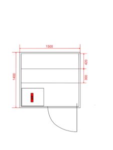 piantina sauna SB50150