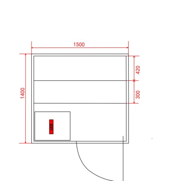 piantina sauna SB50150