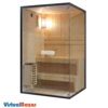sauna 2 persone vetrata
