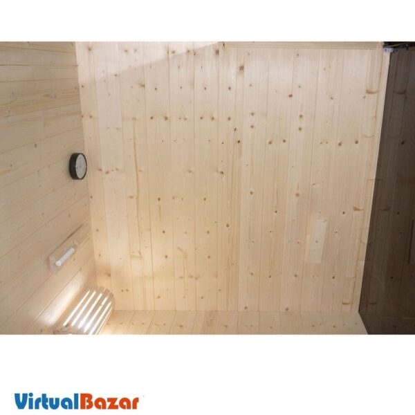 sauna 2 persone vetrata