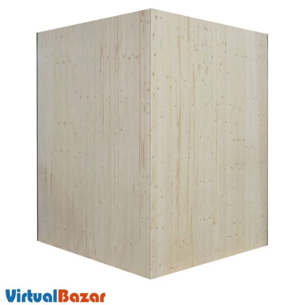 sauna angolare vetrata