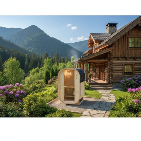 sauna basso prezzo da esterno 1 posto