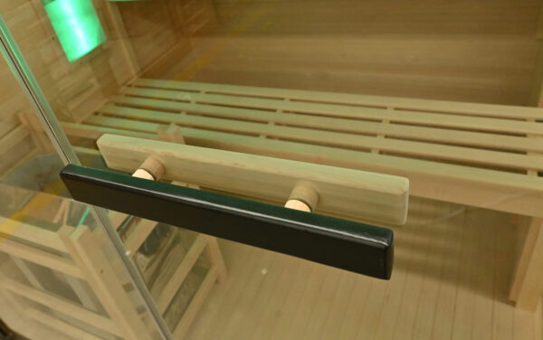 sauna da casa con cromoterapia