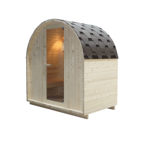 sauna da esterno 2 persone F90120 - lato