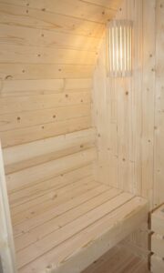 sauna da esterno 2 persone F90120 - luce