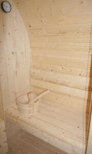 sauna da esterno 2 persone F90120 - panche