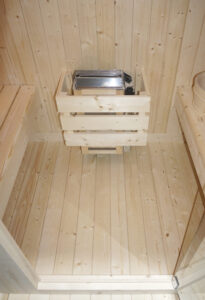 sauna da esterno 2 persone F90120 - stufa