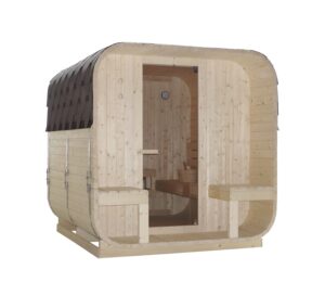 sauna da esterno F60220 4 persone frontale -2