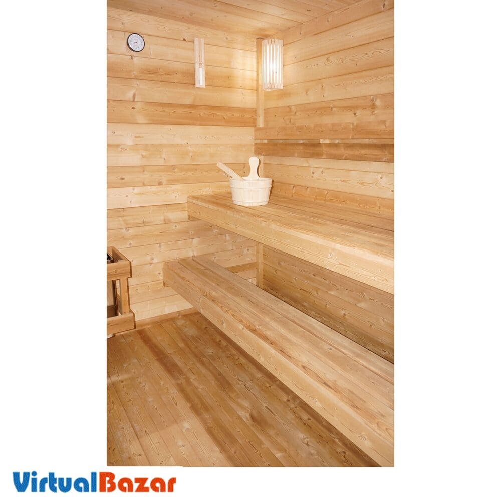 sauna da giardino 5 persone interni