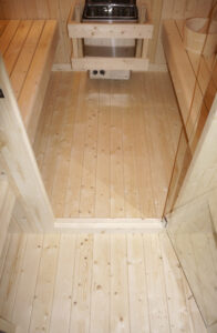 sauna da giardino F90220 - interni