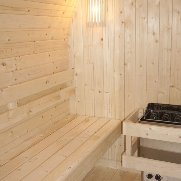 sauna da giardino F90220 panca sinistra