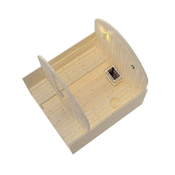 sauna da giardino F90220 - spaccato