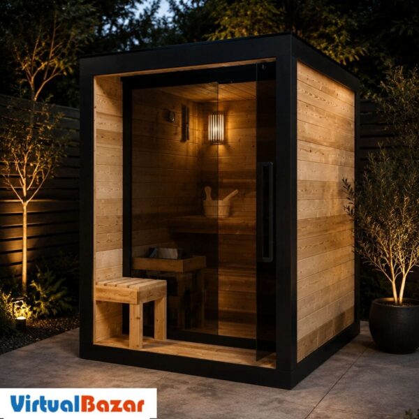 sauna finlandese da esterno 3 persone