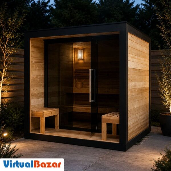 sauna finlandese da esterno 5 persone