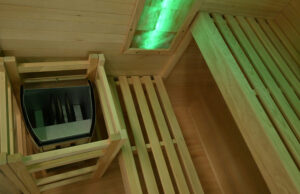 sauna per 3 persone da casa