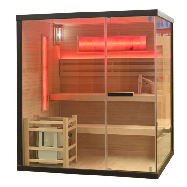 sauna per 5 persone con cromoterapia