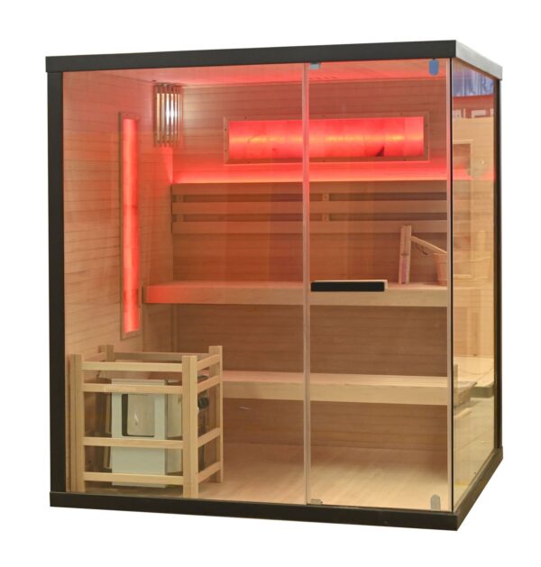 sauna per 5 persone con cromoterapia