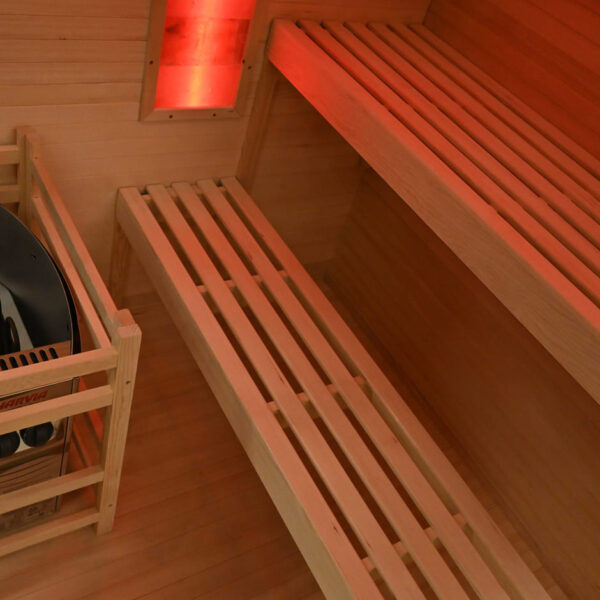 stufa per sauna da 3 persone domestica con mattoni di sale
